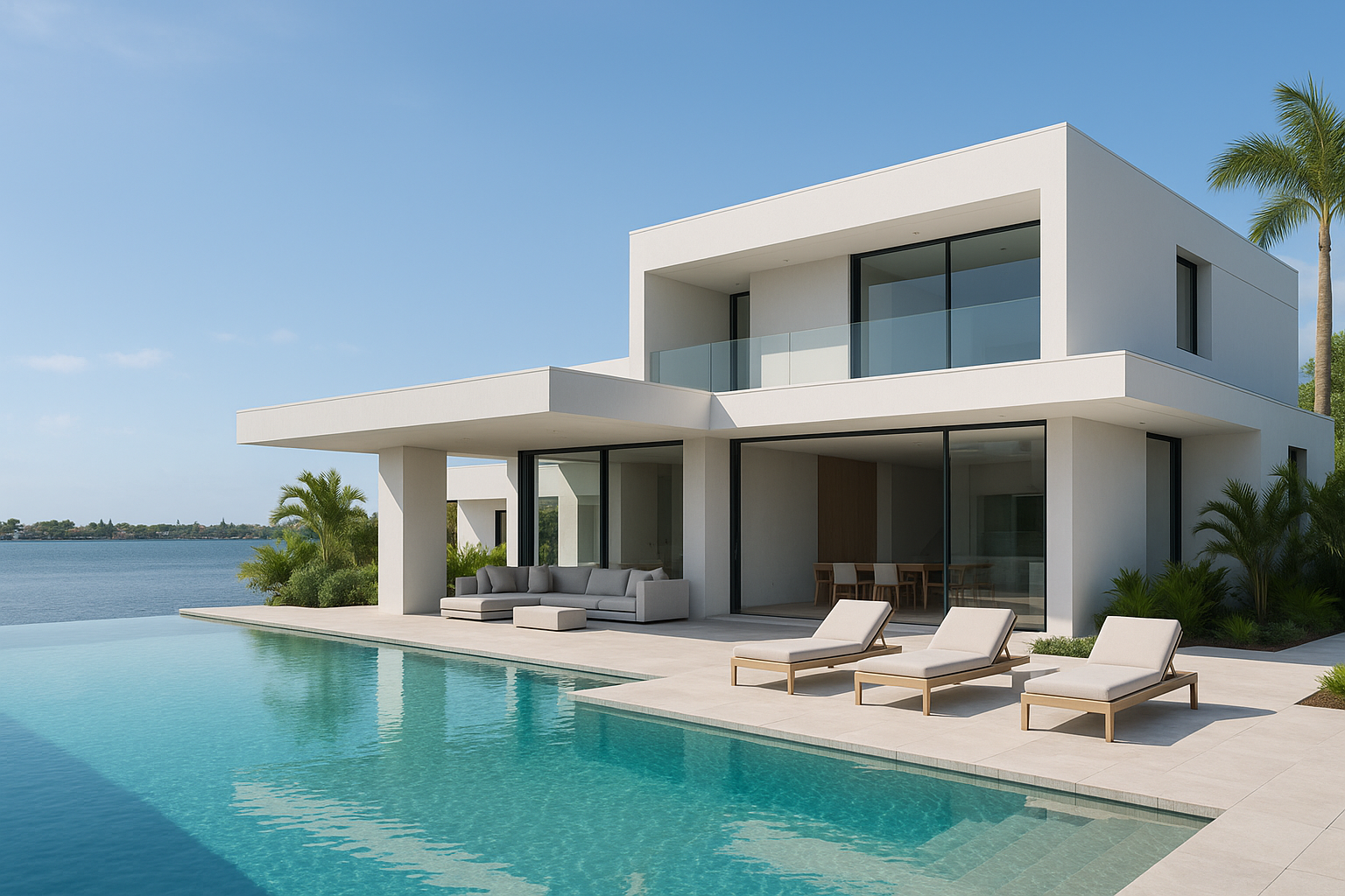 Villa inteligente frente al mar